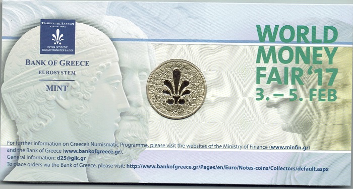 (afbeelding voor) Griekenland World Money Fair 2017 - Penning